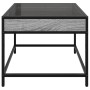 Coffee table with Infinity LED Sonoma gray 50x50x41 cm by , Coffee table - Ref: Foro24-847680, Price: 85,43 €, Discount: %