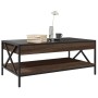 Coffee table with Infinity LED brown oak 90x50x38 cm by , Coffee table - Ref: Foro24-847711, Price: 122,08 €, Discount: %