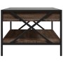 Coffee table with Infinity LED brown oak 90x50x38 cm by , Coffee table - Ref: Foro24-847711, Price: 122,08 €, Discount: %