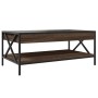 Coffee table with Infinity LED brown oak 90x50x38 cm by , Coffee table - Ref: Foro24-847711, Price: 122,08 €, Discount: %