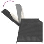 Garden set with 4-piece black synthetic rattan cushions by , Garden sets - Ref: Foro24-3262145, Price: 593,69 €, Discount: %