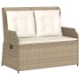 Garden furniture set 3 pieces and beige synthetic rattan cushions by , Garden sets - Ref: Foro24-3262746, Price: 628,89 €, Di...