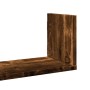 Wall shelves 3 units engineered wood smoked oak 58x18x18cm by , Shelves and shelves - Ref: Foro24-853285, Price: 29,60 €, Dis...