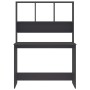 Desk with gray plywood shelves 110x45x157 cm by , Desks - Ref: Foro24-800389, Price: 91,67 €, Discount: %