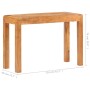 Mesa consola madera maciza de acacia acabado miel 110x40x76 cm de , Mesas auxiliares - Ref: Foro24-289629, Precio: 160,83 €, ...