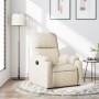 Sillón reclinable tela de microfibra beige de , Sillones - Ref: Foro24-373454, Precio: 230,78 €, Descuento: %