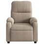 Sillón reclinable tela de microfibra gris taupe de , Sillones - Ref: Foro24-373449, Precio: 234,99 €, Descuento: %