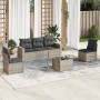 Garden sofa set 6 pieces and gray synthetic rattan cushions by , Modular outdoor sofas - Ref: Foro24-3251139, Price: 430,80 €...