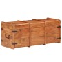 Solid acacia wood storage chest 90x40x40 cm by , Storage trunks - Ref: Foro24-289643, Price: 263,08 €, Discount: %