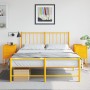 Mesitas de noche 2 uds acero amarillo mostaza 36x39x60,5 cm de , Mesitas de noche - Ref: Foro24-846465, Precio: 123,17 €, Des...