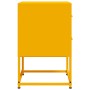 Mesitas de noche 2 uds acero amarillo mostaza 36x39x60,5 cm de , Mesitas de noche - Ref: Foro24-846465, Precio: 123,17 €, Des...