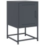 Bedside table in anthracite gray steel, 36x39x60.5 cm by , Nightstands - Ref: Foro24-846450, Price: 53,86 €, Discount: %