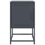 Bedside table in anthracite gray steel, 36x39x60.5 cm by , Nightstands - Ref: Foro24-846450, Price: 53,86 €, Discount: %