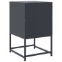 Bedside table in anthracite gray steel, 36x39x60.5 cm by , Nightstands - Ref: Foro24-846450, Price: 53,86 €, Discount: %