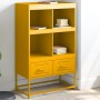 Aparador de acero laminado en frío amarillo 68,5x39x111,5 cm de , Aparadores - Ref: Foro24-846605, Precio: 128,82 €, Descuent...