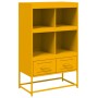 Aparador de acero laminado en frío amarillo 68,5x39x111,5 cm de , Aparadores - Ref: Foro24-846605, Precio: 128,99 €, Descuent...