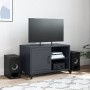 TV stand made of cold-rolled anthracite steel, measuring 68x39x43.5 cm. by , TV Furniture - Ref: Foro24-846670, Price: 72,98 ...