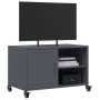 TV stand made of cold-rolled anthracite steel, measuring 68x39x43.5 cm. by , TV Furniture - Ref: Foro24-846670, Price: 72,98 ...