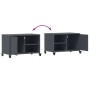 TV stand made of cold-rolled anthracite steel, measuring 68x39x43.5 cm. by , TV Furniture - Ref: Foro24-846670, Price: 72,98 ...