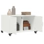 Mesa de centro acero laminado en frío blanco 68x50x43,5 cm de , Mesas de centro - Ref: Foro24-846691, Precio: 88,99 €, Descue...