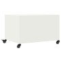 Mesa de centro acero laminado en frío blanco 68x50x43,5 cm de , Mesas de centro - Ref: Foro24-846691, Precio: 88,99 €, Descue...