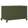 Mueble para TV acero laminado en frío verde oliva 68x39x43,5 cm de , Muebles TV - Ref: Foro24-846702, Precio: 87,99 €, Descue...