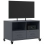 Mueble para TV acero laminado en frío antracita 68x39x43,5 cm de , Muebles TV - Ref: Foro24-846700, Precio: 88,05 €, Descuent...