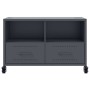 Mueble para TV acero laminado en frío antracita 68x39x43,5 cm de , Muebles TV - Ref: Foro24-846700, Precio: 88,05 €, Descuent...