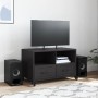 TV stand made of black cold-rolled steel, measuring 68x39x43.5 cm. by , TV Furniture - Ref: Foro24-846698, Price: 83,64 €, Di...