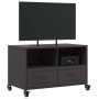 TV stand made of black cold-rolled steel, measuring 68x39x43.5 cm. by , TV Furniture - Ref: Foro24-846698, Price: 83,64 €, Di...