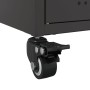 TV stand made of black cold-rolled steel, measuring 68x39x43.5 cm. by , TV Furniture - Ref: Foro24-846698, Price: 83,64 €, Di...