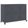 Kaltgewalzter Stahlschrank in Anthrazitgrau 100,5x39x72 cm von , Sideboards - Ref: Foro24-846742, Preis: 133,61 €, Rabatt: %