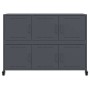 Kaltgewalzter Stahlschrank in Anthrazitgrau 100,5x39x72 cm von , Sideboards - Ref: Foro24-846742, Preis: 133,61 €, Rabatt: %