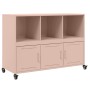 Cold-rolled steel sideboard in pink 100.5x39x72 cm by , Sideboards - Ref: Foro24-846735, Price: 119,78 €, Discount: %