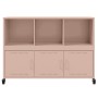 Cold-rolled steel sideboard in pink 100.5x39x72 cm by , Sideboards - Ref: Foro24-846735, Price: 119,78 €, Discount: %