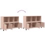 Cold-rolled steel sideboard in pink 100.5x39x72 cm by , Sideboards - Ref: Foro24-846735, Price: 119,78 €, Discount: %