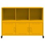 Cold-rolled steel sideboard in mustard yellow, 100.5x39x72 cm by , Sideboards - Ref: Foro24-846737, Price: 119,78 €, Discount: %