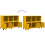 Cold-rolled steel sideboard in mustard yellow, 100.5x39x72 cm by , Sideboards - Ref: Foro24-846737, Price: 119,78 €, Discount: %