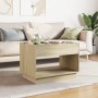 Coffee table with Infinity LED Sonoma oak 70x50x50 cm by , Coffee table - Ref: Foro24-847660, Price: 131,01 €, Discount: %