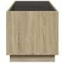 Coffee table with Infinity LED Sonoma oak 70x50x50 cm by , Coffee table - Ref: Foro24-847660, Price: 131,01 €, Discount: %