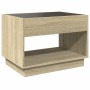 Coffee table with Infinity LED Sonoma oak 70x50x50 cm by , Coffee table - Ref: Foro24-847660, Price: 131,01 €, Discount: %