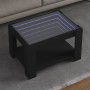 Mittelkonsole mit LED-Beleuchtung aus schwarzem Ingenieurholz 73x53x45 cm von , Couchtisch - Ref: Foro24-847547, Preis: 137,9...