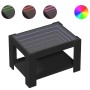 LED center table made of black engineered wood 73x53x45 cm by , Coffee table - Ref: Foro24-847547, Price: 137,99 €, Discount: %