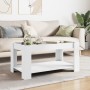 White engineered wood coffee table with LED lights 93x53x45 cm by , Coffee table - Ref: Foro24-847553, Price: 155,17 €, Disco...