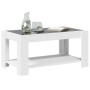 White engineered wood coffee table with LED lights 93x53x45 cm by , Coffee table - Ref: Foro24-847553, Price: 155,17 €, Disco...