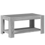 Center table and LED engineered wood in Sonoma gray 93x53x45 cm by , Coffee table - Ref: Foro24-847558, Price: 155,17 €, Disc...