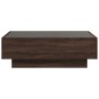 Mesa de centro y LED madera ingeniería marrón roble 90x50x30 cm de , Mesas de centro - Ref: Foro24-847524, Precio: 157,32 €, ...