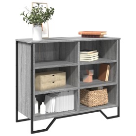 Engineered wood sideboard in Sonoma grey 91x35.5x74.5 cm by , Sideboards - Ref: Foro24-848552, Price: 99,43 €, Discount: %