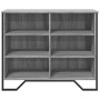 Engineered wood sideboard in Sonoma grey 91x35.5x74.5 cm by , Sideboards - Ref: Foro24-848552, Price: 86,96 €, Discount: %