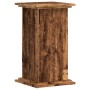 Soportes de plantas madera ingeniería envejecida 33x33x60 cm de , Soportes para macetas - Ref: Foro24-852967, Precio: 52,20 €...